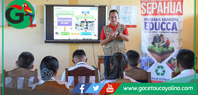 Escolares de Sepahua impulsan conciencia ambiental desde sus aulas