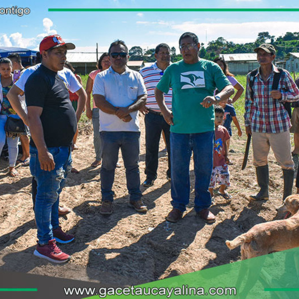 Alcalde Rodolfo Lovo anuncia puente y mejoras en Contamana