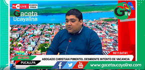 Abogado Christian Pimentel desmiente intento de vacancia contra la alcaldesa Janet Castagne 