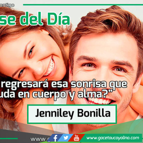 "¿Cuándo regresará esa sonrisa que me desnuda en cuerpo y alma?"