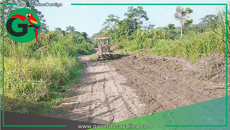 Municipalidad mejora carretera Tipishca beneficiando cinco sectores rurales