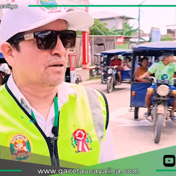 Campaña en Contamana fomenta seguridad vial para peatones y conductores