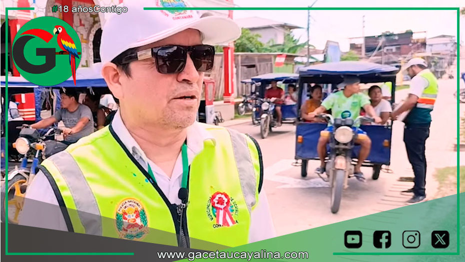 Campaña en Contamana fomenta seguridad vial para peatones y conductores