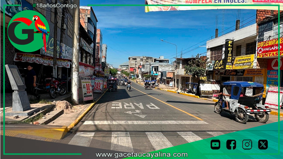 Asfaltado del Jr. Salaverry inicia etapa de recepción técnica en Pucallpa