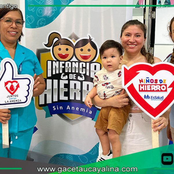 EsSalud Ucayali lidera campaña contra anemia en niños y gestantes
