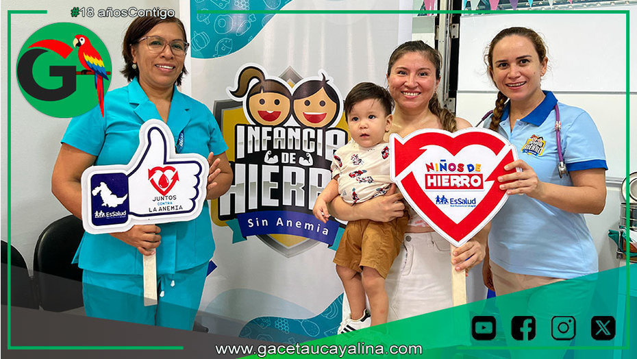 EsSalud Ucayali lidera campaña contra anemia en niños y gestantes