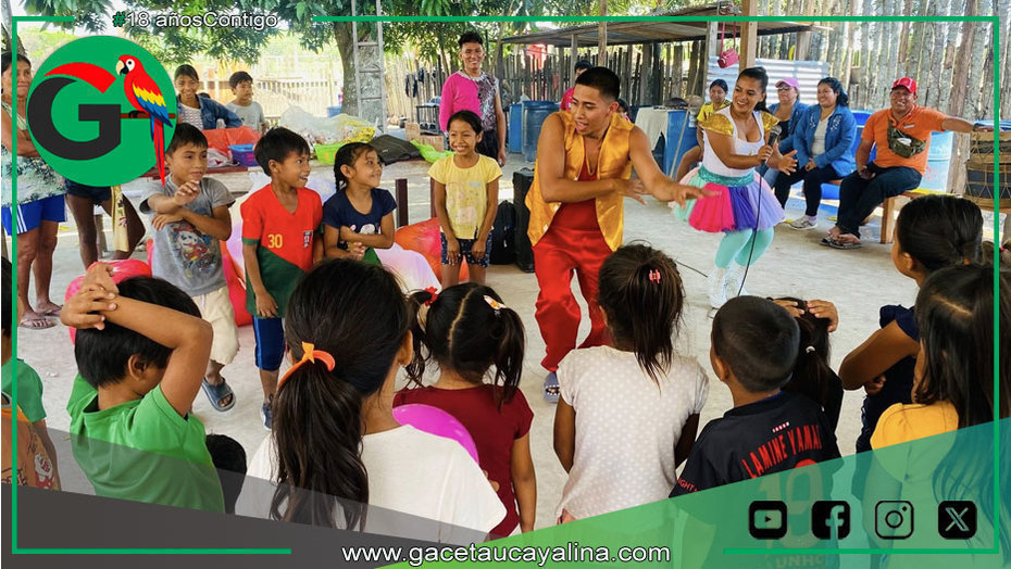 Niños de Santa Rosa celebraron aniversario con programa MIBADIV