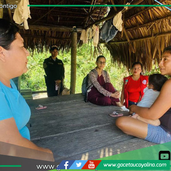 Instituciones unidas promueven derechos en comunidades de Contamana