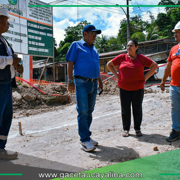 Municipalidad avanza con pavimentación de calles estratégicas en Contamana