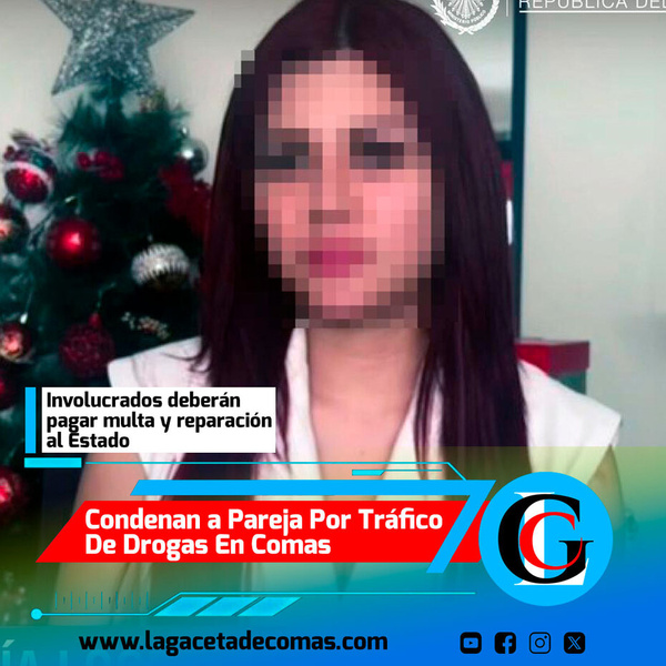 Condenan a pareja por tráfico de drogas en Comas