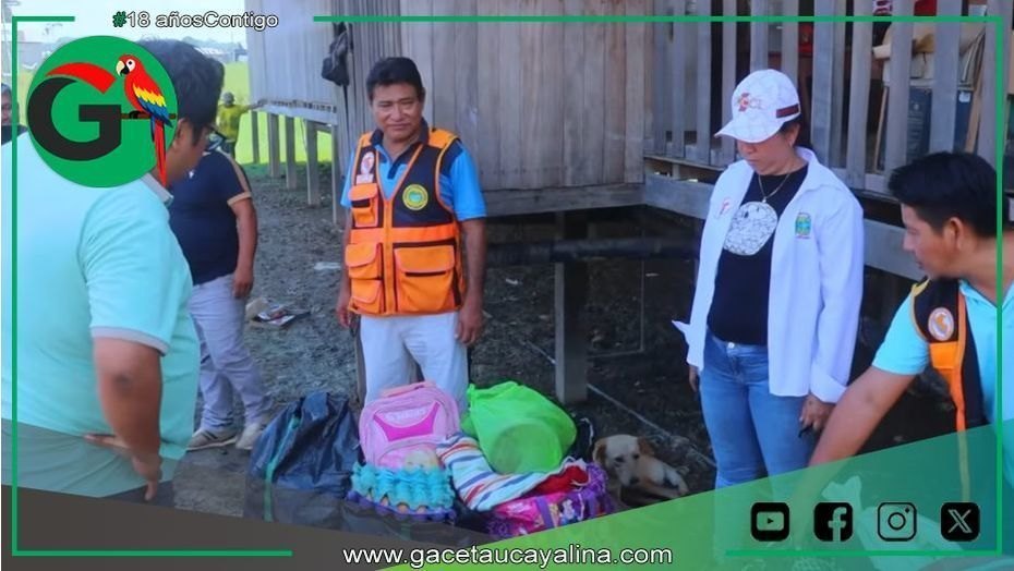 Ayuda humanitaria llega a familias damnificadas por incendio en Contamana