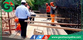 Alcalde supervisa avance de obra vial que transformará Contamana