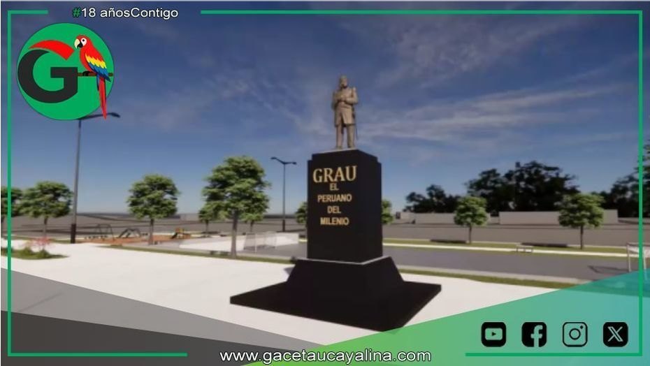 Plaza del A.H. 9 de Octubre llevará nombre Miguel Grau en Pucallpa