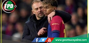 Flick le pide jugar libre y sin miedo a Lamine Yamal