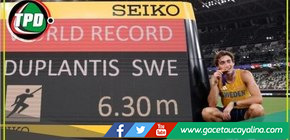 Armand Duplantis amplía su récord mundial y gana el título en la garrocha