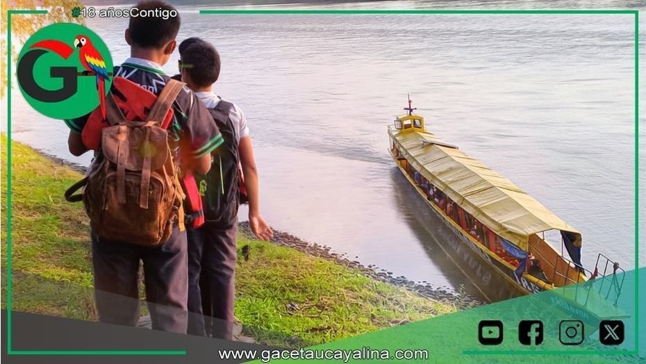 Rutas fluviales aseguran educación gratuita y segura en Sepahua
