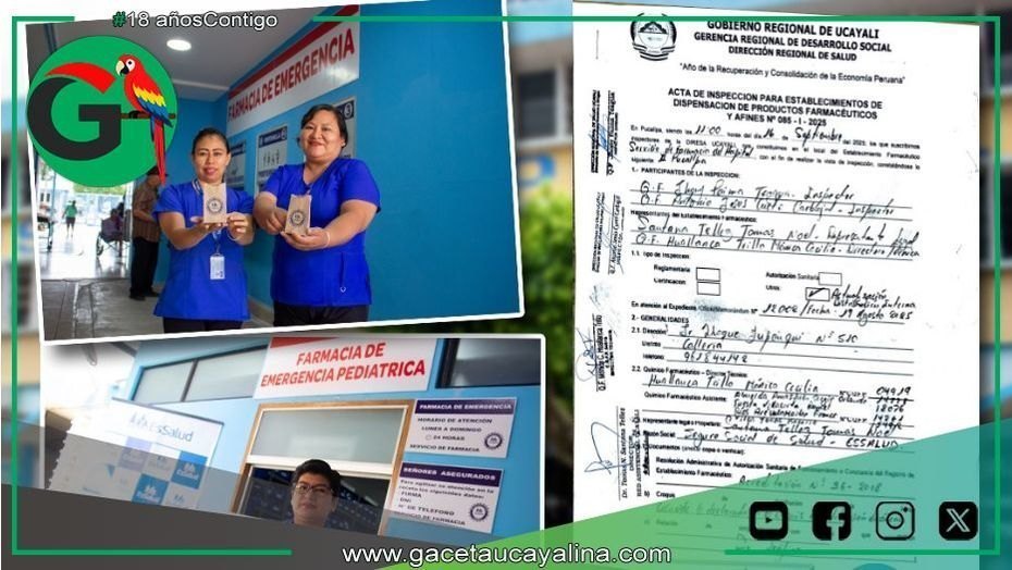 Hospital II de Pucallpa inaugura farmacias con autorización sanitaria