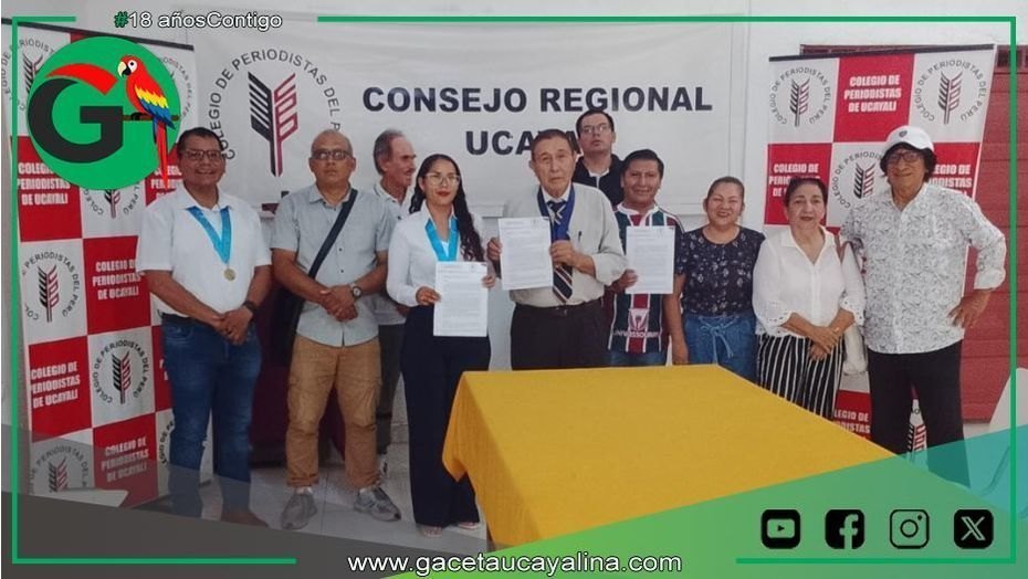Colegio de Periodistas del Perú elegirá nuevas autoridades 2025 en Pucallpa