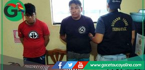 Operativo en Manantay culmina con captura de traficantes de droga