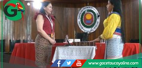 Marlys Bardales juramenta como regidora provincial de Coronel Portillo