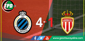 Club Brugge goleó 4-1 al Mónaco en la Champions League