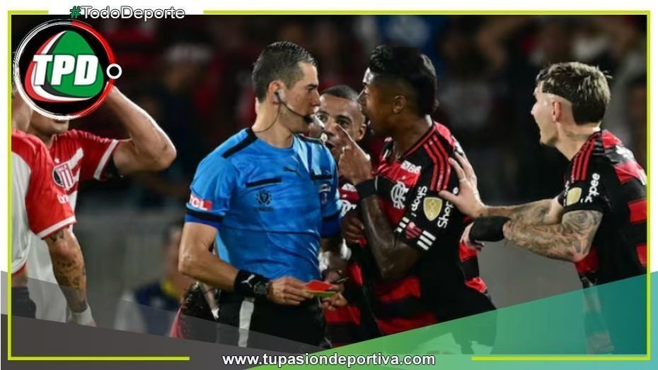 Flamengo venció a Estudiantes con polémica arbitral