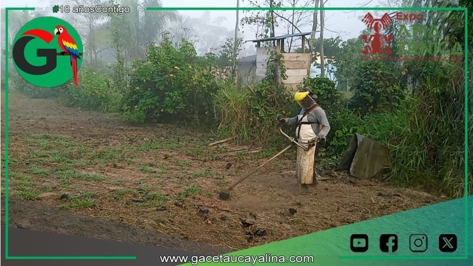 Municipalidad de Sepahua ejecuta limpieza integral en espacios públicos