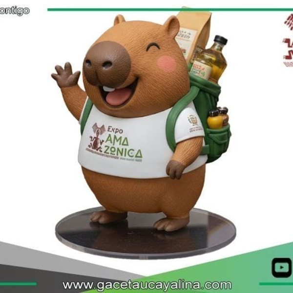 Napuki, el capibara será imagen oficial de Expoamazónica 2025