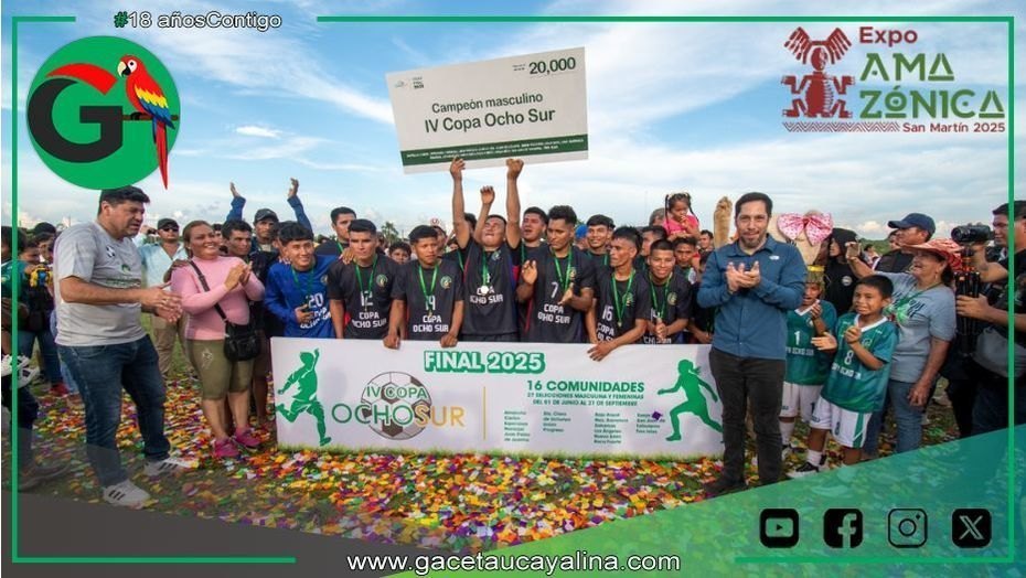 San Pablo de Juantía y Naranjal campeones de la IV Copa Ocho Sur 2025