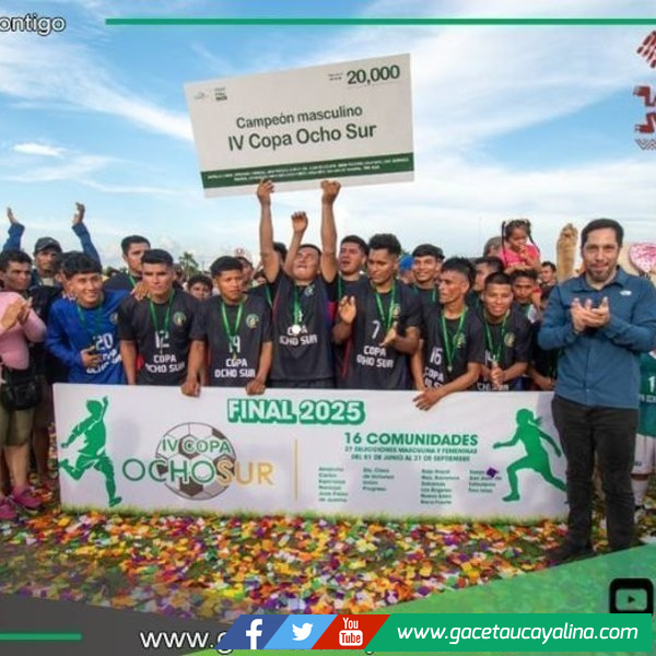 San Pablo de Juantía y Naranjal campeones de la IV Copa Ocho Sur 2025
