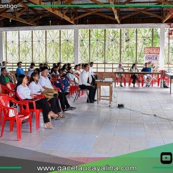 Sepahua fortalece liderazgo juvenil en programa de educación ambiental