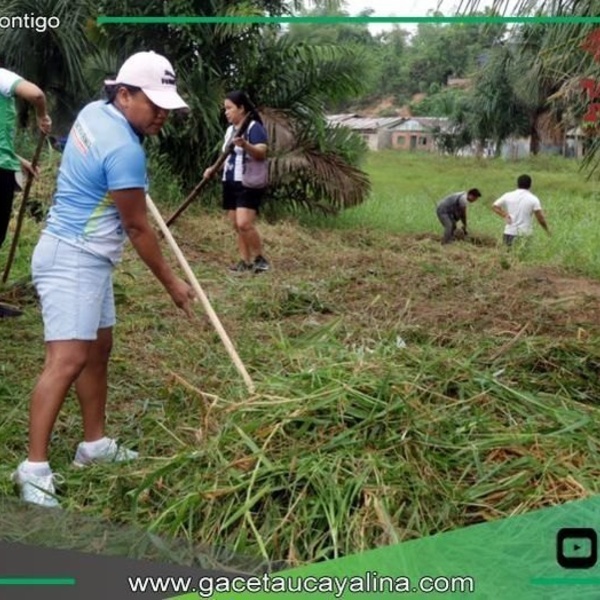 Vecinos y municipalidad recuperan laguna Maracaná con trabajo conjunto en Contamana