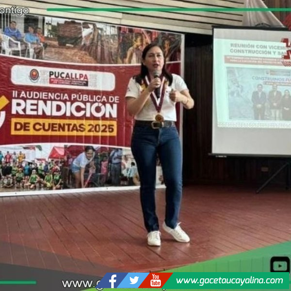 Gestión municipal presenta logros en infraestructura, salud y seguridad en Pucallpa