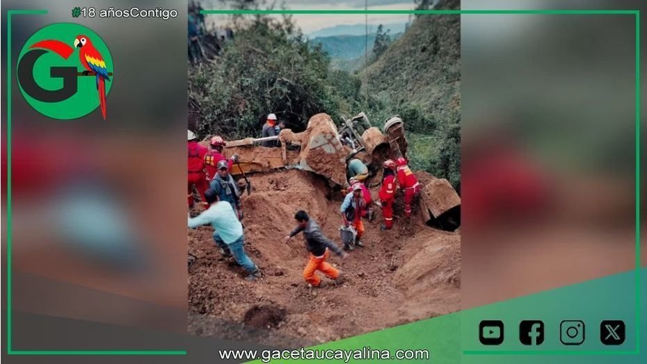 Derrumbe en Conila deja dos muertos y heridos en Amazonas