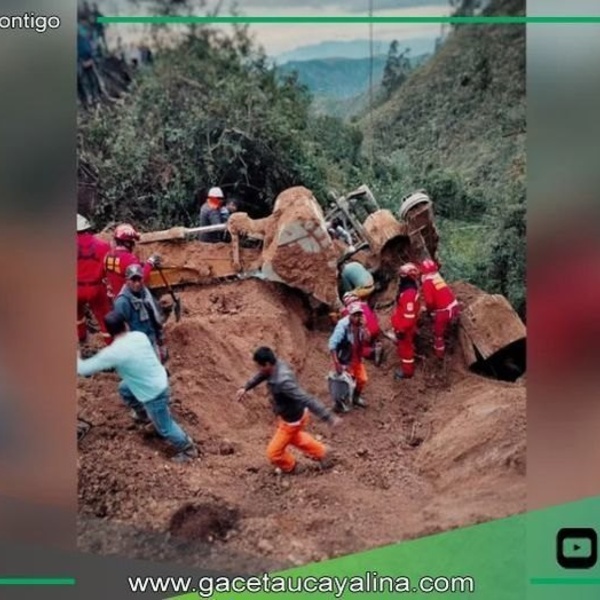 Derrumbe en Conila deja dos muertos y heridos en Amazonas