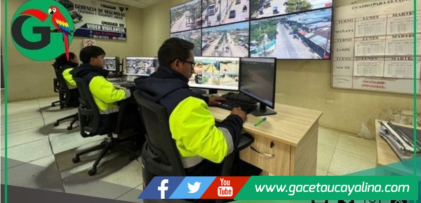 Pucallpa rehabilita 77 cámaras para reforzar seguridad ciudadana