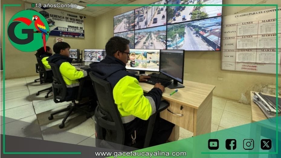 Pucallpa rehabilita 77 cámaras para reforzar seguridad ciudadana