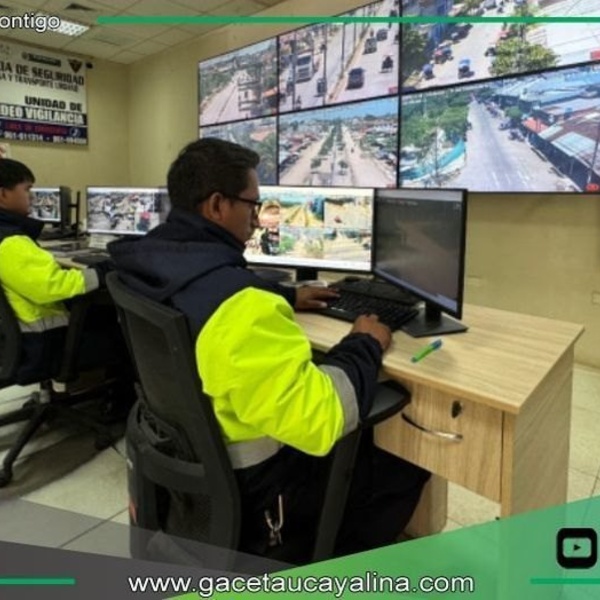 Pucallpa rehabilita 77 cámaras para reforzar seguridad ciudadana
