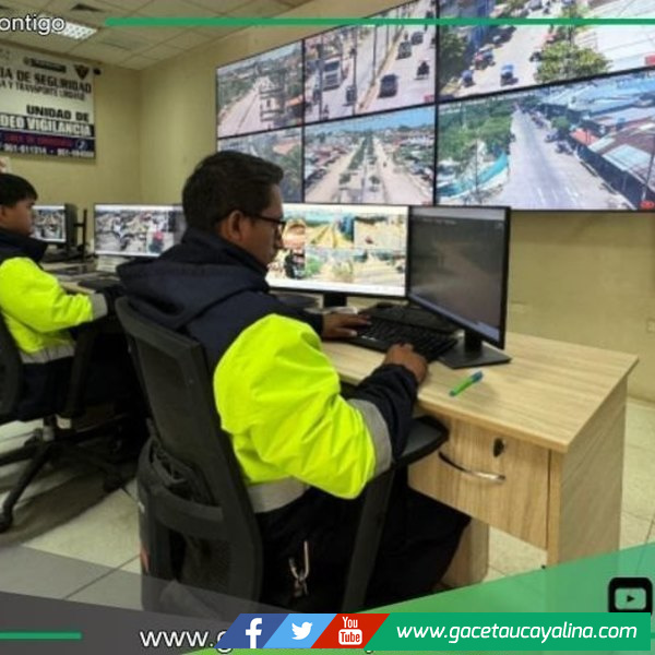 Pucallpa rehabilita 77 cámaras para reforzar seguridad ciudadana