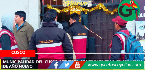 Municipalidad del Cusco refuerza controles tras celebración de Año Nuevo