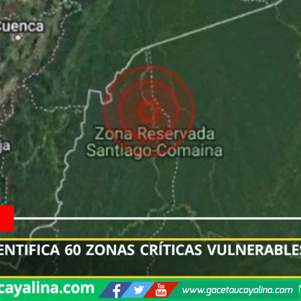 Ingemmet identifica 60 zonas críticas vulnerables a sismos en Amazonas