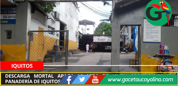 Descarga mortal apaga la vida de joven practicante en panadería de Iquitos