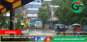 Inundaciones afectan a 15 comunidades nativas en Ucayali