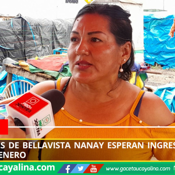 Comerciantes de Bellavista Nanay esperan ingresar al nuevo mercado en enero