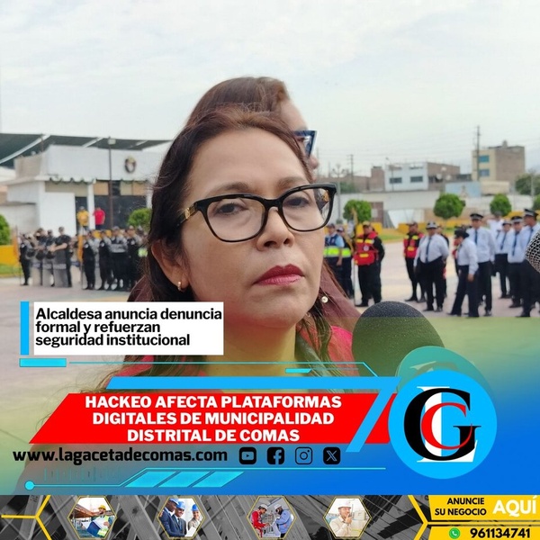 Hackeo afecta plataformas digitales de Municipalidad Distrital de Comas