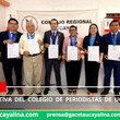 Nueva directiva del Colegio de Periodistas de Ucayali asume gestión