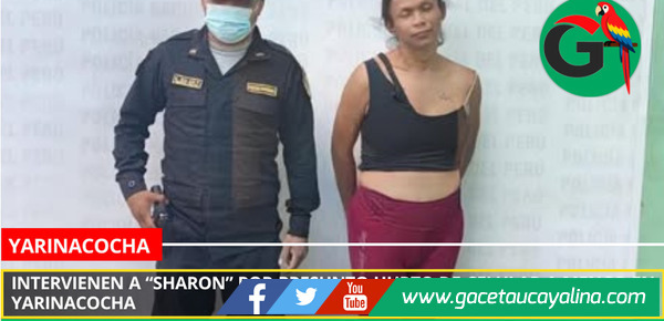 Intervienen a “Sharon” por presunto hurto de celular a menor en Yarinacocha