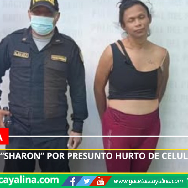 Intervienen a “Sharon” por presunto hurto de celular a menor en Yarinacocha