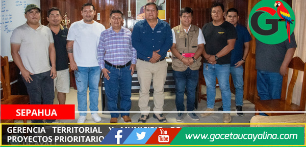 Gerencia Territorial y municipio de Sepahua coordinan proyectos prioritarios para desarrollo distrital sostenible