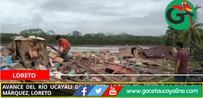 Avance del río Ucayali deja a pobladores sin viviendas en Padre Márquez, Loreto